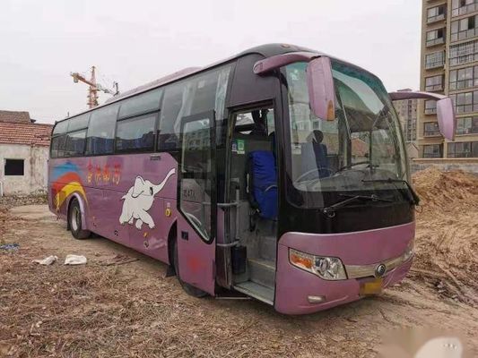 아프리카 강철 샤시 47 자리를 위한 유통 ZK6107 사용된 대형 버스는 스티어링 유럽 3세 좋은 조건 낮은 킬로미터를 남겼습니다