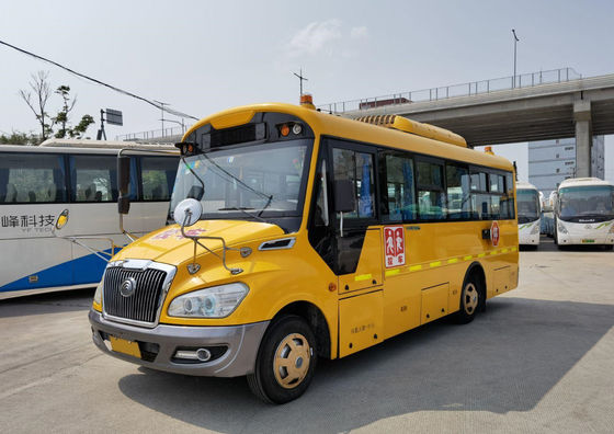 41곳 자리 2014년이 어떤 사고도 조종하지 못하는 유통 버스 ZK6729D 디젤 엔진 사용된 학교 버스 LHD 운전사를 사용했습니다