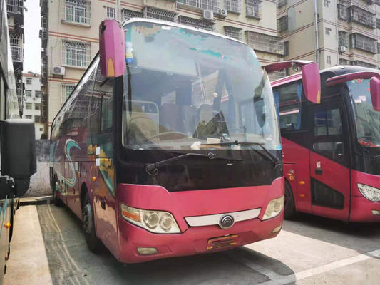왼쪽 안내를 싸는 사용된 투어 버스 유통 모델 ZK6110 자리 양여닫이 유차이 엔진 유럽 3세 나체화 47명