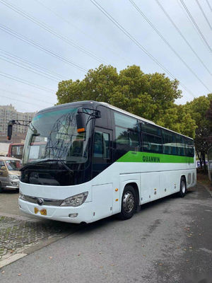 ZK6119 유통 버스 후미 엔진 유럽 Ｖ 51 자리 에어백 샤시는 투어 버스를 사용했습니다
