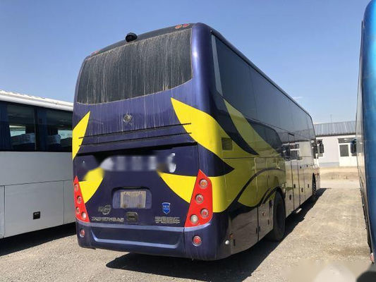 Used Yutong Bus ZK6127 Double Glass 50 Seats Rear Engine Left Steering Double Doors