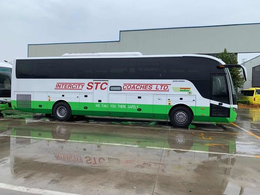 사용된 즈홍통 버스 LCK6128 새로운 버스 56 자리는 문 큰 칸막이 후미 엔진을 두배로 합니다