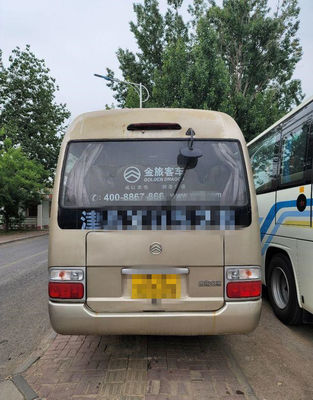 2015년 22개의 좌석은 황금 용 코스터 버스, 호화스러운 좌석을 가진 사용된 소형 버스 코스터 버스 86kw를 사용했습니다