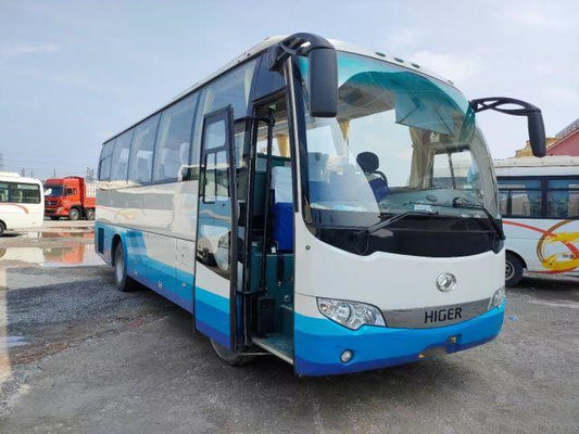 사용된 미니 버스 KLQ6896 39 자리 유럽 정맥내 유차이 엔진은 더 높은 버스를 사용했습니다