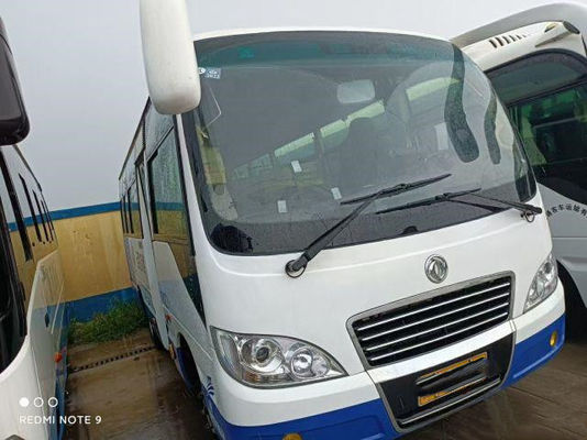 사용된 Dongfeng 버스 22 좌석은 소형 버스 EQ6660 Weichai 엔진 96kw 2020년 낮은 킬로미터 좋은 상태를 사용했습니다