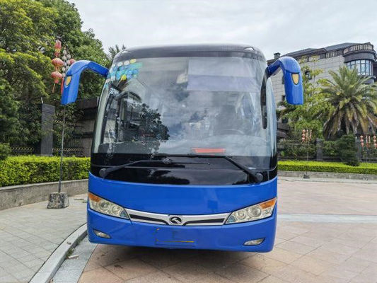 중고 투어 버스 모델 XMQ6859 브랜드 Kinglong 35 석 낮은 킬로미터 유로 III 중고 미니 코치