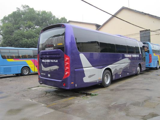 새로운 Dawoo 45 좌석 디젤 버스 수동 버스 오른손 드라이브 아프리카 GDW6117 용 에어컨이있는 여객 버스 사용