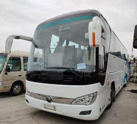 2018년 54 좌석은 에어컨이 있는 Yutong 버스 LHD 조타 ZK6122HQ를 사용하는 코치 버스를 사용했습니다