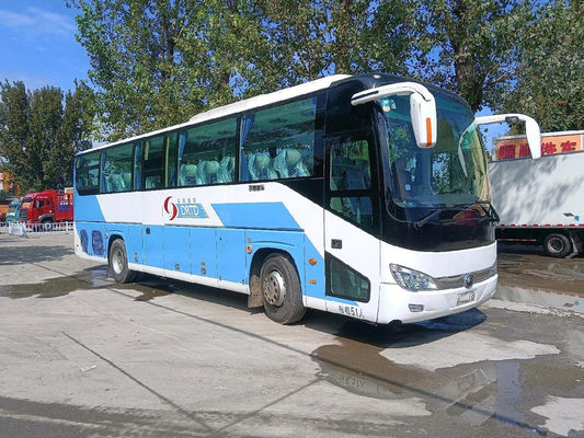2015 년 51 좌석 양쪽으로 여닫는 문 Zk6119는 새로운 좌석 40000km 주행 거리를 가진 Yutong 버스를 사용했습니다