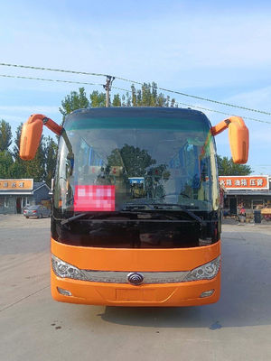 2016년 53개의 좌석 양쪽으로 여닫는 문 Zk6119는 에어컨 사고 없이 Yutong 버스를 사용했습니다