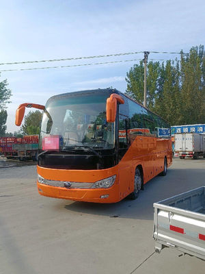 2016년 53개의 좌석 양쪽으로 여닫는 문 Zk6119는 에어컨 사고 없이 Yutong 버스를 사용했습니다