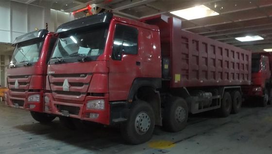 광업 수송을 위한 아주 새로운 HOWO 8x4 371HP 25CBM 덤프 트럭