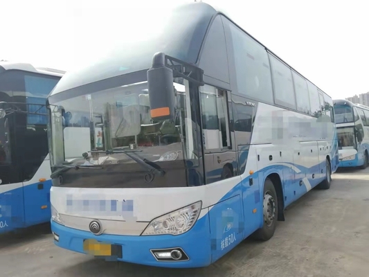 중고 Yutong 버스 코치 ZK6122 전기 학교 버스 50 좌석 버스 De Transport 대중