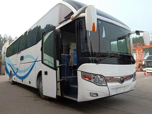 Yutong 버스 디젤 2nd 손 ZK6127 Kinglong 버스 55 좌석 버스 코치는 후방 엔진을 사용했습니다