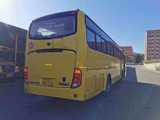 중고 Yutong 버스 Zk6110 60석 Yuchai 후방 엔진 2+3 레이아웃 LHD 투어 코치