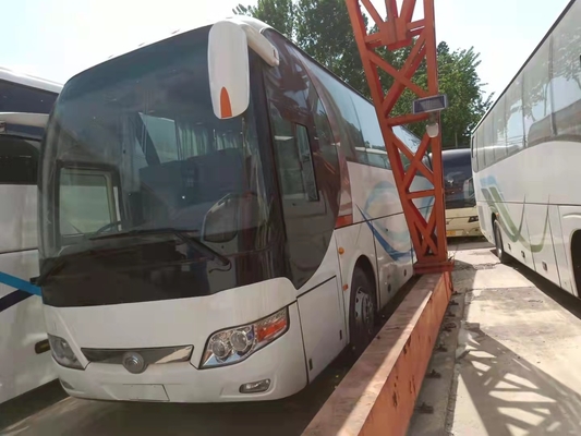 46 좌석 사용 Yutong ZK6110 버스 사용 코치 버스 2014 년 100km/H 조타 LHD 여객 버스