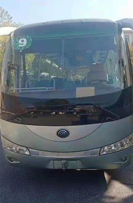 46석 2015년 Yutong ZK6100 중고차 버스 LHD 조타 100km/h