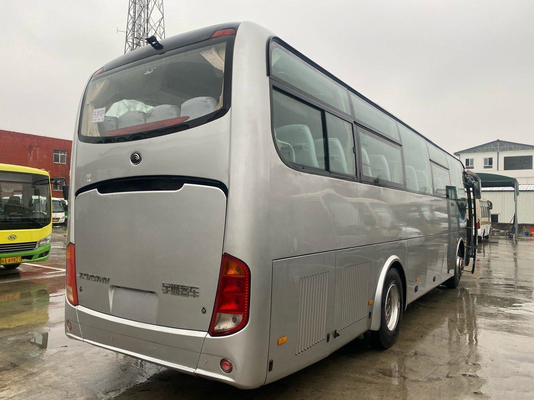 사용된 유통 버스 ZK6107은 49가지 자리 투어 버스 고급 2+2 설계를 지도합니다
