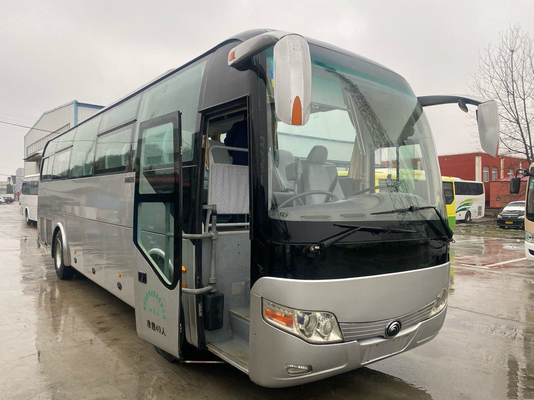 사용된 유통 버스 ZK6107은 49가지 자리 투어 버스 고급 2+2 설계를 지도합니다