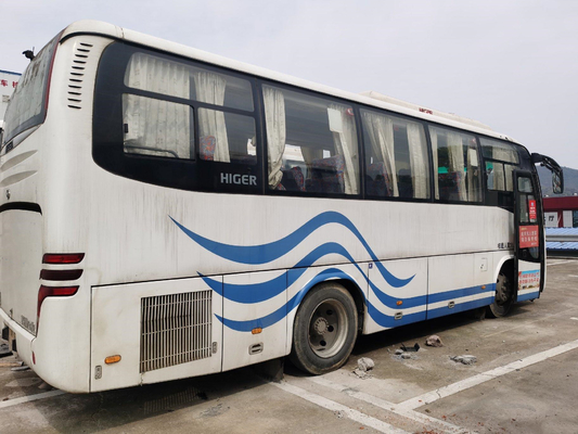 중국 KLQ6856 유차이 디젤 엔진 버스에서 35대 승객들 더 높은 중고 버스를 버스로 나르느요